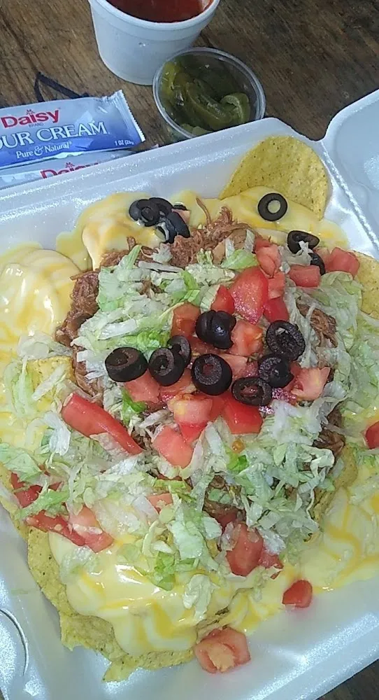 Loaded Pulled Pork Nachos